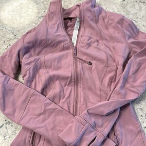 Dusty pink lululemon define jacket